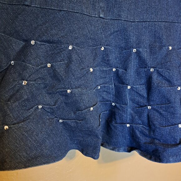 Odeliah Denim Long Skirt Size 24W - Picture 2 of 7